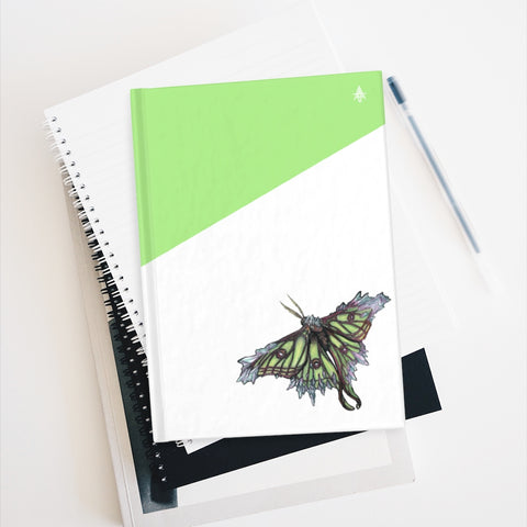 Crystalline Moth Journal - Lined Pages