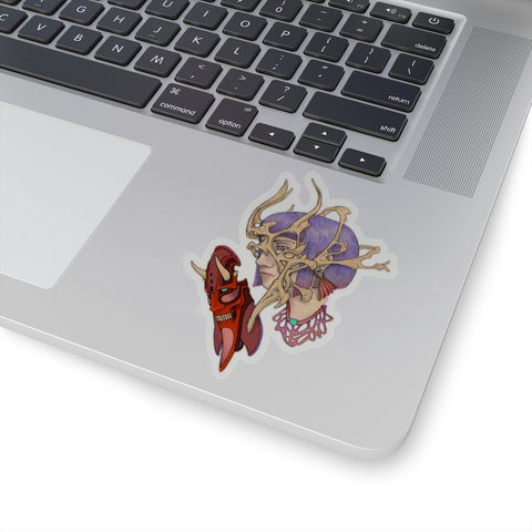 “Guarded”- Colored Transparent Sticker
