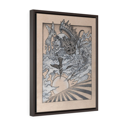 "The Fool"-  Framed Premium Gallery Wrap Canvas